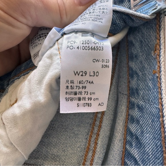Levi’s Classic 501 Distressed Jeans 29/30 - Picture 10 of 10